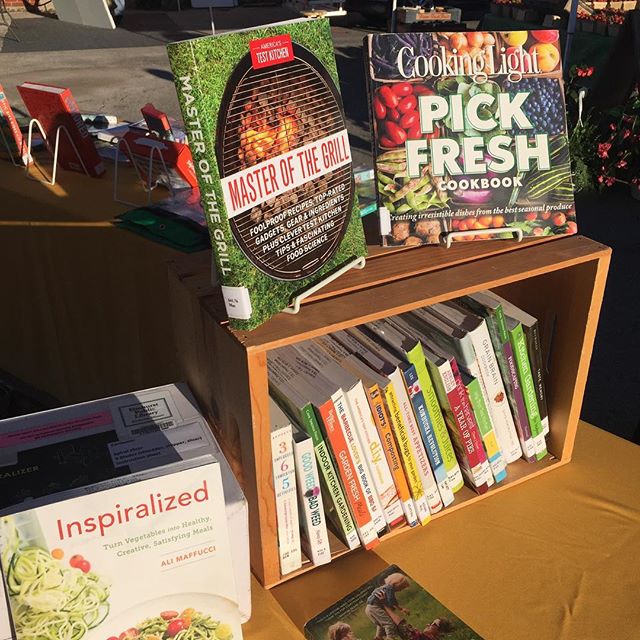 Good morning! It's the first Wednesday of the month, which means the Library is at the Farmers Market! Bring your library card and bring home some fresh-picked books and materials! York and Vallette, 7 a.m.-1 p.m.