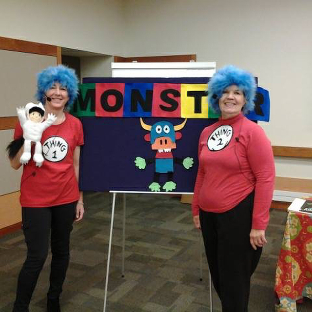 Happy Halloween!  #elmhurstpubliclibrary  #halloween #storytime #elmhurstil #monsterstories
