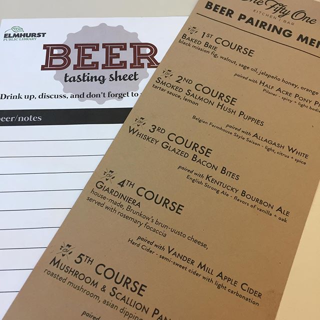 This Month S Beer Club Event Was Especially Delicious With Tasty Bites From 151elmhurst Paired With Craft
