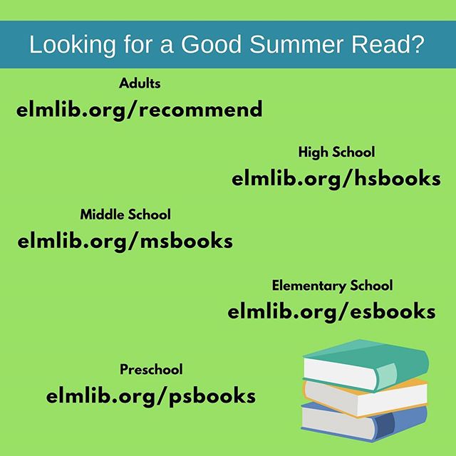 Need ideas for what to read next? We can help! #booklists #summerreading #readingtime #elmhurstpubliclibrary #readmore #elmhurstil