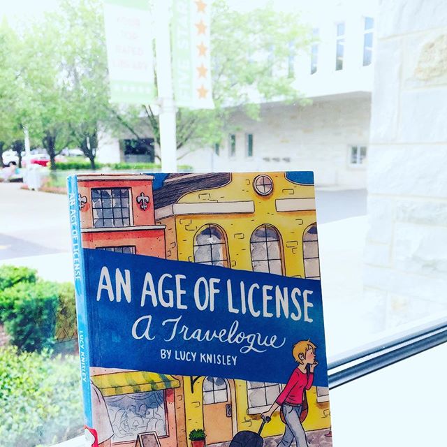 Acclaimed cartoonist Lucy Knisley gets a travel-expenses-paid trip to Europe, thanks to a book tour. This travel memoir recounts her charming and romantic adventures. #graphicnovel #notjustsuperheroes #summerreads #lucyknisley #elmhurstpubliclibrary #travelogue #eplrecommends