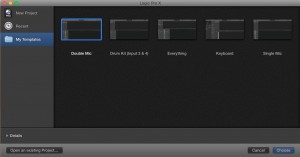 My Templates Screen