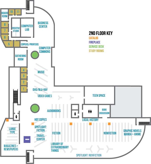 second floor map
